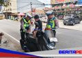 Satlantas Polres Parepare Intensifkan Commander Wish, Tegakkan Disiplin Berlalu Lintas di Jalan Baumassepe