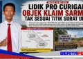 Dua Surat Ukur Diduga Saling Bersambung, Lidik Pro Pertanyakan Titik Klaim Lahan Sarman