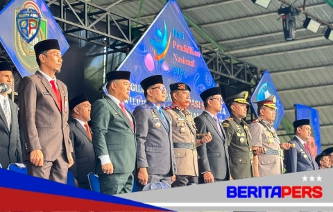 Kapolres Parepare Hadiri Upacara Hardiknas 2026, Wujud Dukungan terhadap Pendidikan Bermutu