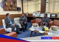 Dansatrol Kodaeral VI Makassar Koordinasikan Kunjungan Kerja Dankodaeral Bersama Pemerintah Kota Parepare