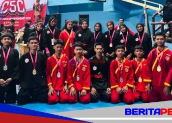 Guncang Makassar! Santri Pesantren Al Bukhari Borong 16 Medali di Celebes Silat Championship 2026