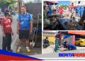 Bhabinkamtibmas Cappa Galung Turun Langsung Pantau Pengerukan Drainase dan Atur Arus Lalu Lintas