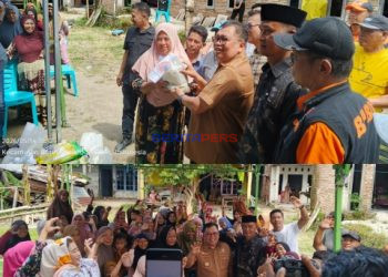 Bupati Takalar Turun Langsung Salurkan Bantuan untuk Korban Puting Beliung di Desa Sawakong