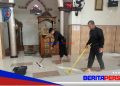 Batalyon B Pelopor Gelar Bakti Religi di Masjid Qiblatain Parepare