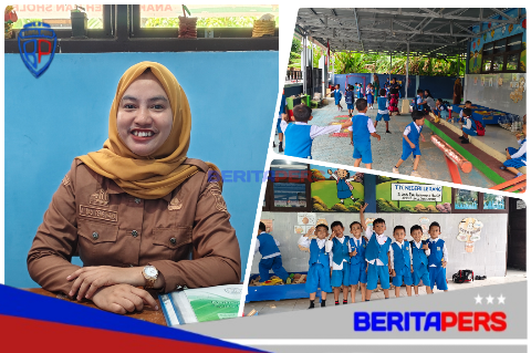 Usai Upacara Bendera, Siswa TK Negeri Lerang Bermain Ceria Penuh Kegembiraan