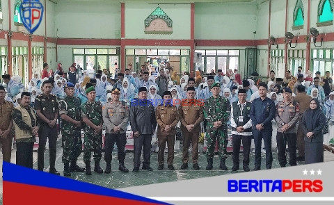 Komandan Batalyon B Pelopor Hadiri Pelepasan Jemaah Calon Haji Kota Parepare