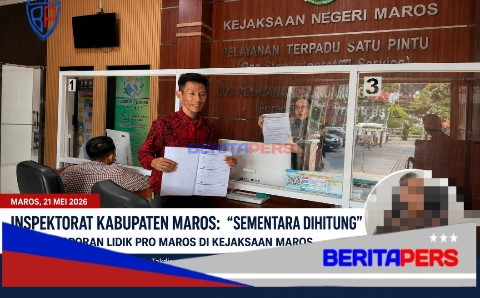Sementara Dihitung”, Inspektorat Maros Respons Laporan Lidik Pro di Kejari Maros