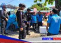 Batalyon B Pelopor Sisir Pelabuhan dan Pasar Lakessi Parepare, Warga Merasa Aman