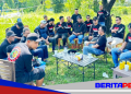 Tudang Sipulung Bareng Driver Ojol, Ajak Jaga Kamtibmas di Makassar