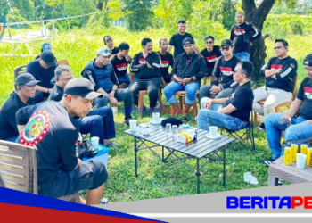 Tudang Sipulung Bareng Driver Ojol, Ajak Jaga Kamtibmas di Makassar