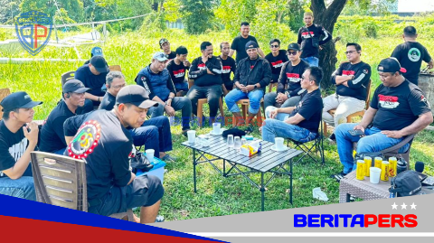 Tudang Sipulung Bareng Driver Ojol, Ajak Jaga Kamtibmas di Makassar