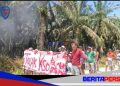 Warga Desa Pondok Gelugur Bersama Mahasiswa dan Tokoh Masyarakat Tolak Pengelolaan Lahan Perusahaan