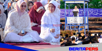Shalat Idul Adha di RTH Syekh Yusuf, Bupati Gowa Ajak Warga Perkuat Kepedulian dan Persatuan
