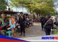 Brimob Sulsel Patroli Harkamtibmas di Parepare, Taman Mattirotasi dan Pasar Sumpang Jadi Sasaran