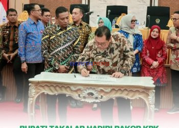 Bupati Takalar Hadiri Rakor KPK, Tegaskan Komitmen Perkuat Tata Kelola Pertanahan Bersih dan Transparan