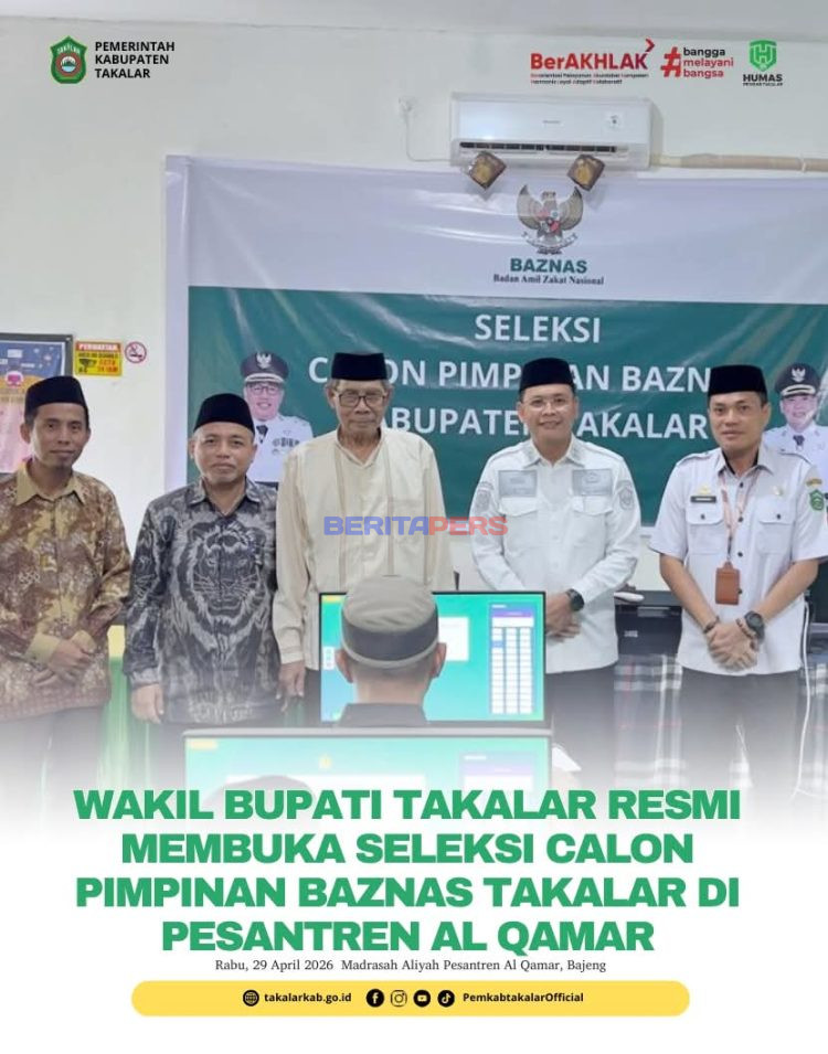 Wakil Bupati Takalar Resmi Membuka Seleksi Calon Pimpinan BAZNAS Takalar di Pesantren Al Qamar