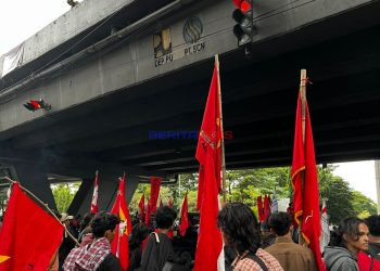 LMND Makassar Gelar Aksi May Day – Hardiknas, Desak Evaluasi Kebijakan hingga Pencopotan Kepala BGN