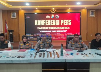200 Anggota Geng Motor Bentrok di Makassar, Pelajar Dominasi Pelaku Tawuran
