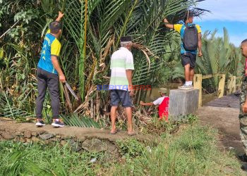 Kodim 1426/Takalar Mulai Pembangunan Jembatan Armco Tahap IV di Pasuleang II