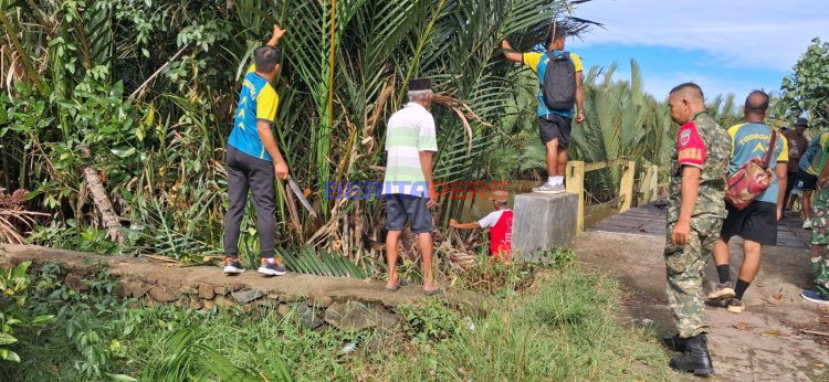 Kodim 1426/Takalar Mulai Pembangunan Jembatan Armco Tahap IV di Pasuleang II