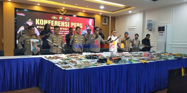 Polda Sulsel Ungkap 148 Kasus Kejahatan Jalanan, 176 Pelaku Ditangkap