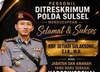 Ditreskrimum Polda Sulsel Lepas Kombes Setiadi Sulaksono dengan Doa dan Harapan Terbaik