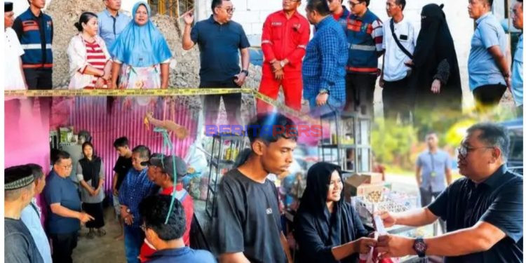 Bupati Takalar Daeng Manye Tinjau Rumah Duka Korban Tenggelam di Lokasi Proyek