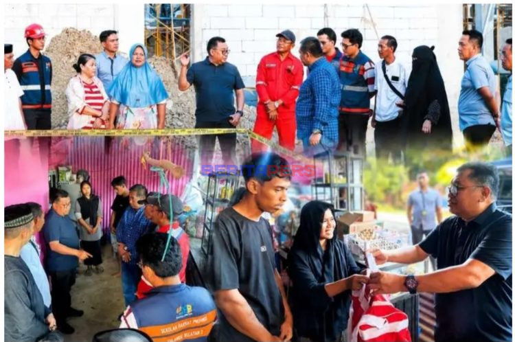 Bupati Takalar Daeng Manye Tinjau Rumah Duka Korban Tenggelam di Lokasi Proyek