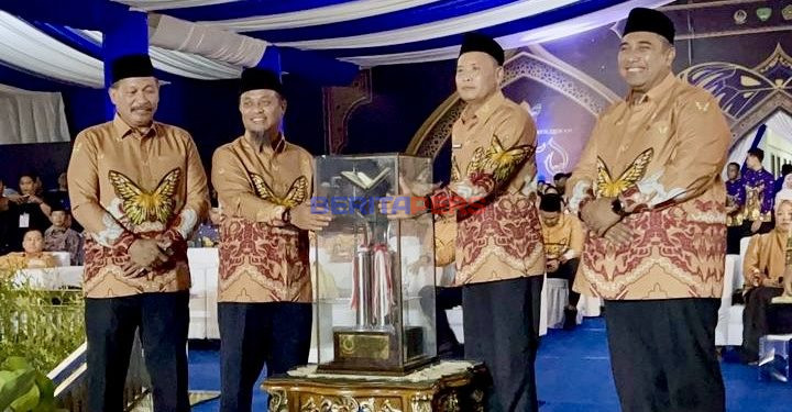 MTQ XXXIV Tingkat Provinsi Sulsel Resmi Dibuka di Maros, Wabup Takalar Serahkan Piala Bergilir