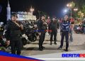 Brimob Sulsel Patroli Malam Minggu di Parepare, Sasar Pertokoan hingga Kawasan Pantai