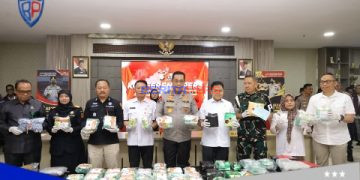 Polda Sulsel Musnahkan Barang Bukti Narkotika Hasil Pengungkapan Jaringan Internasional Periode Januari–Juni 2026