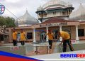 Bersih-Bersih Rumah Ibadah, Bhakti Religi Polres Parepare Sambut Hari Bhayangkara Ke-80
