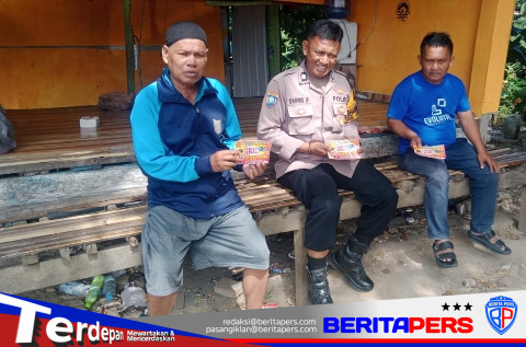 Optimalkan Layanan Jelang Hari Bhayangkara, Bhabinkamtibmas Polsek Soreang Kembali Sosialisasikan Call Center 110