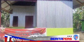 Bukti Nyata Kepedulian TNI kepada Rakyat, Pembangunan Rumah Warga Rampung 100 Persen