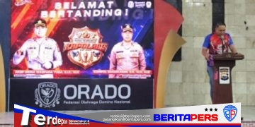 Kapolres Resmi Buka Turnamen Domino ORADO Kapolres Parepare Cup 2026, Momentum Lahirkan Atlet Domino Berprestasi