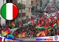 Mogok Nasional Lumpuhkan Italia, Ribuan Pekerja Desak Pemerintah Putuskan Hubungan dengan Israel