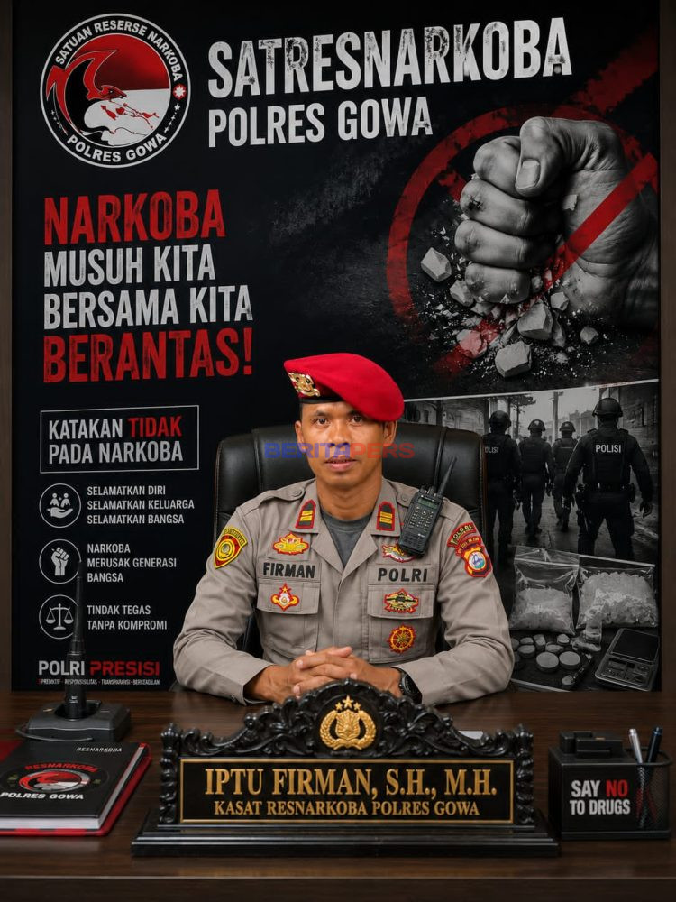 Respons Isu Setoran dari Bandar, Kasat Narkoba Polres Gowa: Buktikan dan Sebut Orangnya