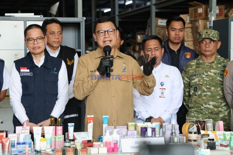BPOM Sita 956 Item Kosmetik Impor Ilegal, Mayoritas Produk Rias Wajah Asal Tiongkok