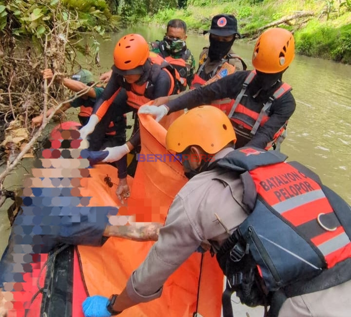 Tim SAR Gabungan Temukan LANSIA Dalam Keadaan MD di Sungai Bone