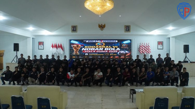 Kebersamaan Warnai Nobar Pembukaan Piala Dunia 2026 di Kodaeral VI