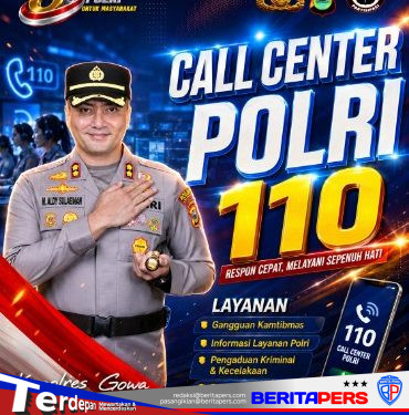 Call Center Polri 110 Siap Melayani Masyarakat, Kapolres Gowa Ajak Manfaatkan Layanan dengan Bijak