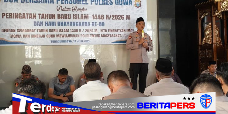 Polres Gowa Gelar Doa Bersama Sambut Tahun Baru Islam 1448 H dan Hari Bhayangkara ke-80
