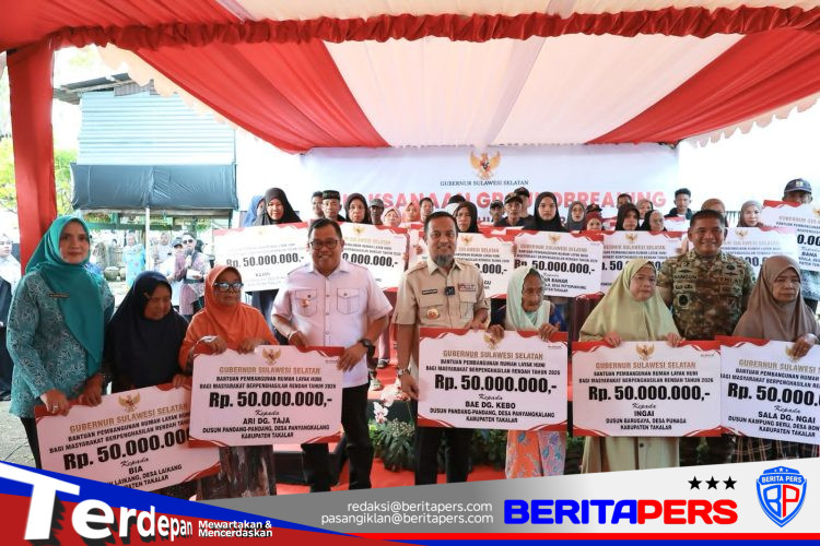 Tekan Kemiskinan Ekstrem, Gubernur Sulsel dan Bupati Takalar Daeng Manye Mulai Bangun 40 Rumah Layak Huni