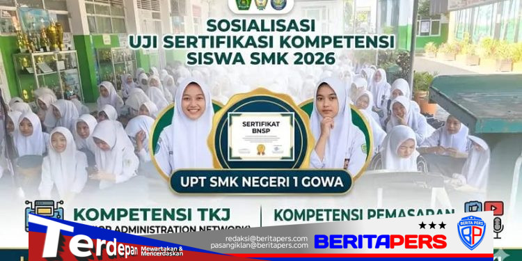 SMKN 1 Gowa Matangkan Persiapan Uji Kompetensi, Wujudkan Lulusan Unggul dan Bersertifikat