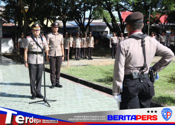 Kapolres Bulukumba Pimpin Upacara Ziarah dan Tabur Bunga di TMP Taccorong.