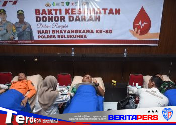 59 Kantong Darah Terkumpul dalam Bakti Kesehatan Polres Bulukumba Sambut Hari Bhayangkara ke-80