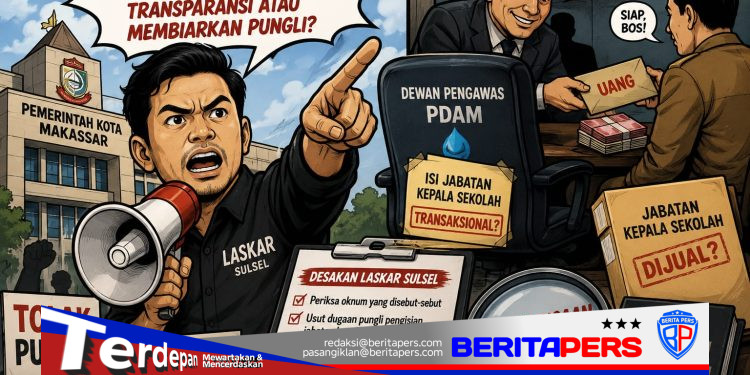 Dugaan Jual Beli Jabatan Seret Nama Dewas PDAM, LASKAR: Pemerintah Kota Sedang Diuji Publik