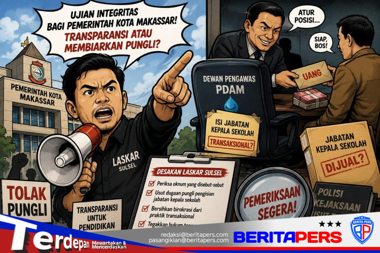 Dugaan Jual Beli Jabatan Seret Nama Dewas PDAM, LASKAR: Pemerintah Kota Sedang Diuji Publik