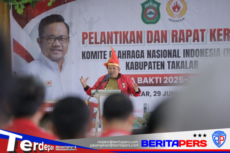 Lantik Alauddin Torki Pimpin KONI, Bupati Takalar Targetkan Tembus Sepuluh Besar Porprov Sulsel