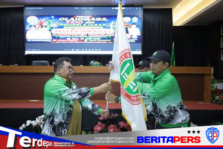 Dilepas Resmi oleh Bupati Firdaus Daeng Manye, Kontingen PGRI Takalar Siap Tempur di Porseni Sulsel 2026